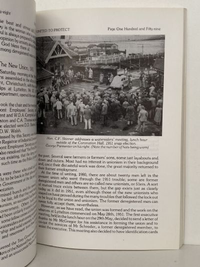 UNITED TO PROTECT: A History of Lyttelton's Waterfront Labour