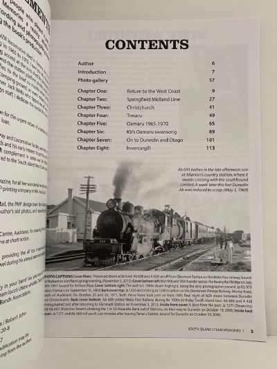 SOUTH ISLAND STEAM MEMORIES
