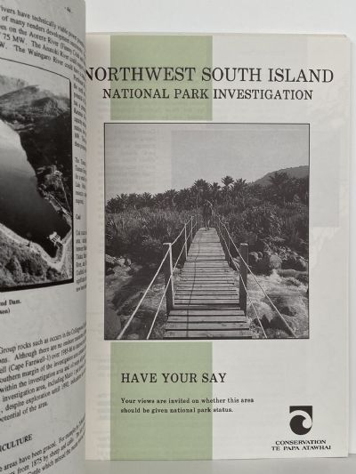 NORTH WEST SOUTH ISLAND NATIONAL PARK INVESTIGATION