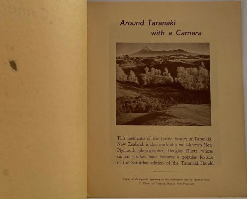 AROUND TARANAKI WITH A CAMERA