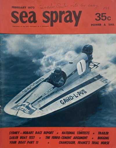 VINTAGE MAGAZINE: Sea Spray / Power & Sail - Vol. 23, No. 1 - February 1970