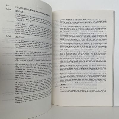 MARTHA HILL PROJECT: Environmental Impact Report Volume 1 and 3 1985