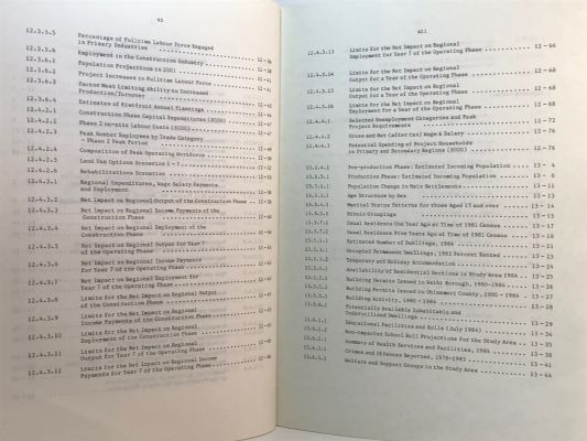 MARTHA HILL PROJECT: Environmental Impact Report Volume 1 and 3 1985