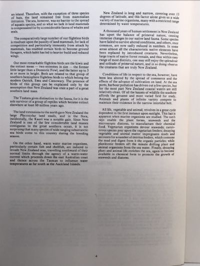 NATIVE ANIMALS OF NEW ZEALAND: Handbook of Zoology