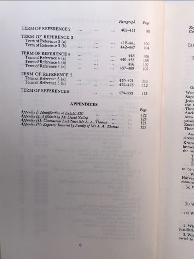 ROYAL COMMISSION OF INQUIRY: Arthur Allan Thomas and Crewe Murders