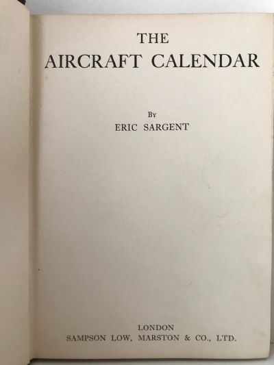 THE AIRCRAFT CALENDAR