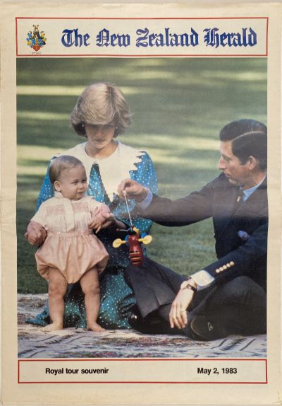 OLD NEWSPAPER: The New Zealand Herald, 2 May 1983 - Royal Tour Souvenir
