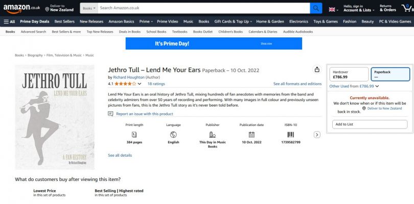 JETHRO TULL: Lend Me Your Ears - A Fan History