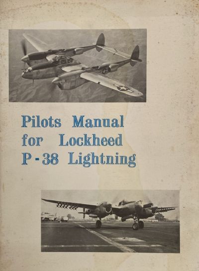 PILOTS MANUAL FOR LOCKHEED P-38 LIGHTNING