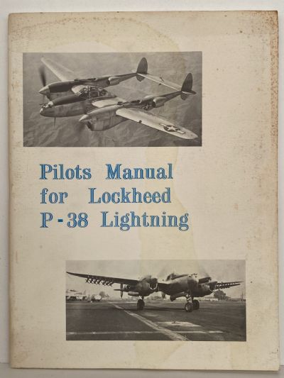 PILOTS MANUAL FOR LOCKHEED P-38 LIGHTNING