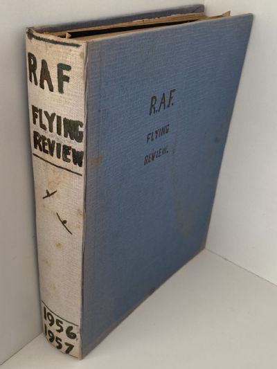 RAF FLYING REVIEW: Bound editions of 12x Royal Air Force magazines 1956 to 1957