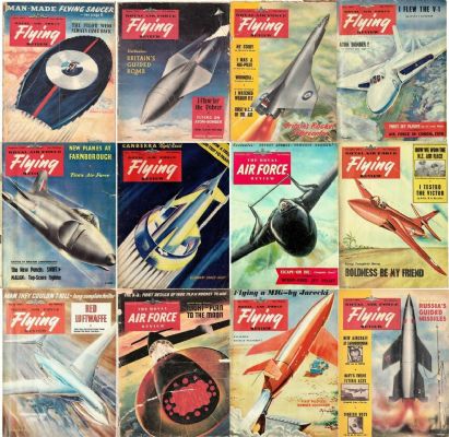 RAF FLYING REVIEW: Bound editions of 12x Royal Air Force magazines 1962 to 1963