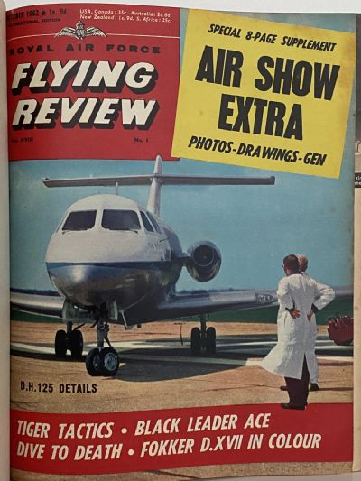 RAF FLYING REVIEW: Bound editions of 12x Royal Air Force magazines 1962 to 1963