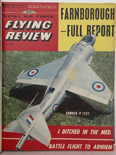 RAF FLYING REVIEW: Bound editions of 12x Royal Air Force magazines 1962 to 1963