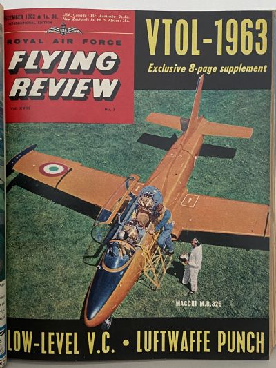 RAF FLYING REVIEW: Bound editions of 12x Royal Air Force magazines 1962 to 1963