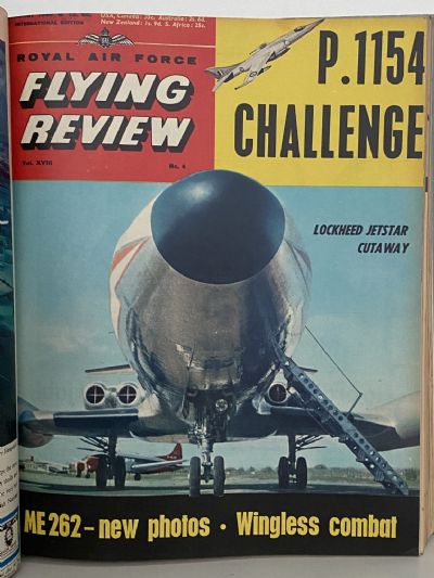 RAF FLYING REVIEW: Bound editions of 12x Royal Air Force magazines 1962 to 1963