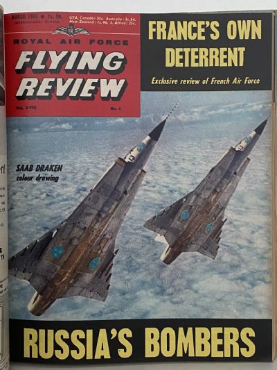 RAF FLYING REVIEW: Bound editions of 12x Royal Air Force magazines 1962 to 1963