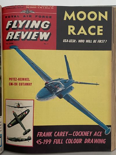 RAF FLYING REVIEW: Bound editions of 12x Royal Air Force magazines 1962 to 1963