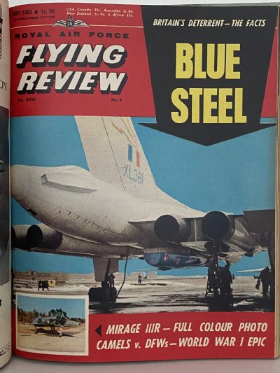 RAF FLYING REVIEW: Bound editions of 12x Royal Air Force magazines 1962 to 1963