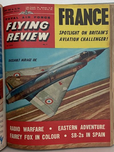 RAF FLYING REVIEW: Bound editions of 12x Royal Air Force magazines 1962 to 1963