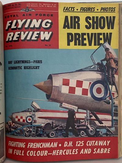 RAF FLYING REVIEW: Bound editions of 12x Royal Air Force magazines 1962 to 1963