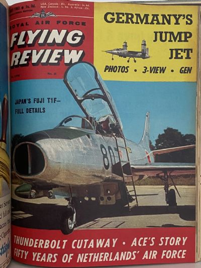 RAF FLYING REVIEW: Bound editions of 12x Royal Air Force magazines 1962 to 1963