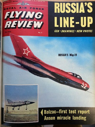RAF FLYING REVIEW: Bound editions of 12x Royal Air Force magazines 1962 to 1963