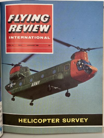 RAF FLYING REVIEW: Bound editions of 12x Royal Air Force magazines 1963 to 1964