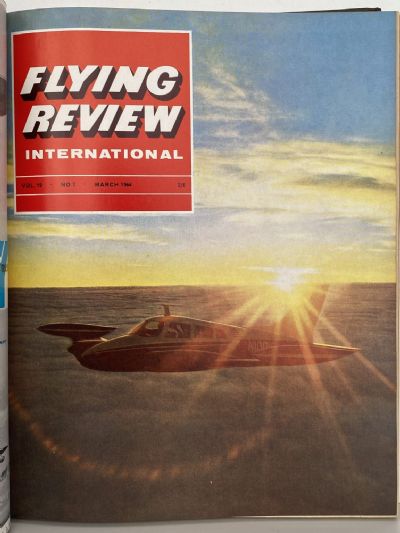 RAF FLYING REVIEW: Bound editions of 12x Royal Air Force magazines 1963 to 1964