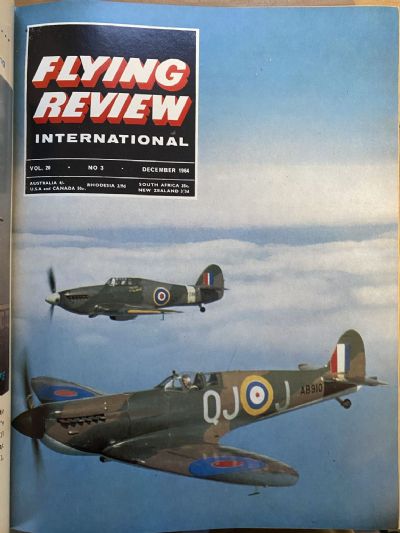 RAF FLYING REVIEW: Bound editions of 12x Royal Air Force magazines 1964 to 1965