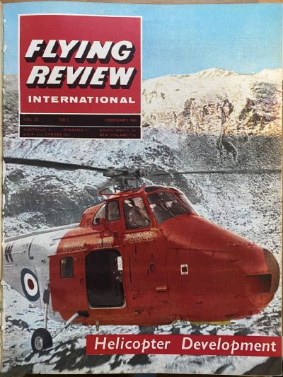 RAF FLYING REVIEW: Bound editions of 12x Royal Air Force magazines 1964 to 1965