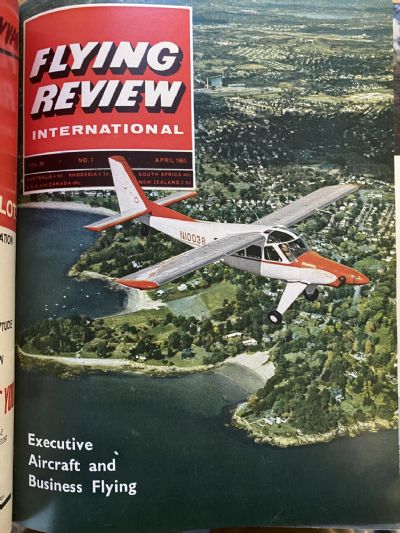 RAF FLYING REVIEW: Bound editions of 12x Royal Air Force magazines 1964 to 1965