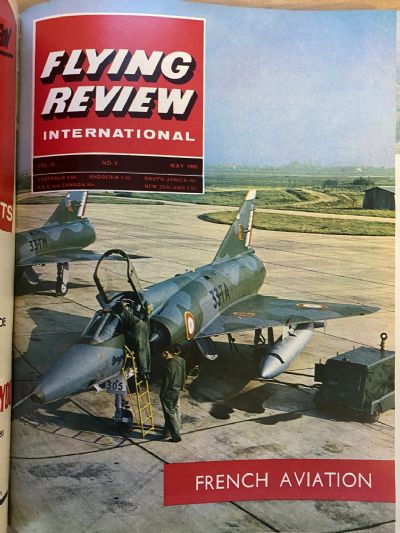 RAF FLYING REVIEW: Bound editions of 12x Royal Air Force magazines 1964 to 1965
