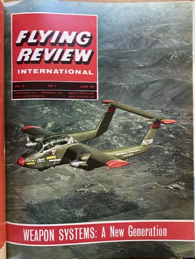 RAF FLYING REVIEW: Bound editions of 12x Royal Air Force magazines 1964 to 1965