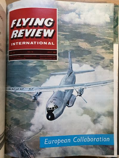 RAF FLYING REVIEW: Bound editions of 12x Royal Air Force magazines 1964 to 1965