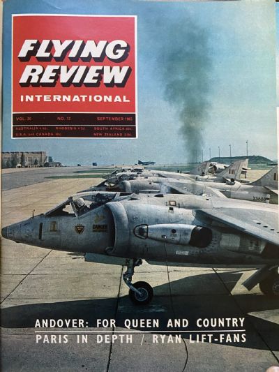 RAF FLYING REVIEW: Bound editions of 12x Royal Air Force magazines 1964 to 1965