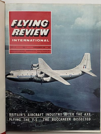 RAF FLYING REVIEW: Bound editions of 12x Royal Air Force magazines 1965 to 1966