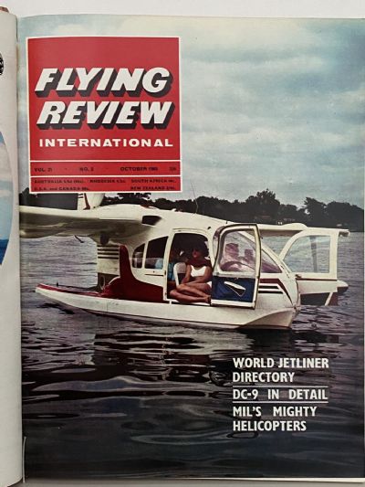RAF FLYING REVIEW: Bound editions of 12x Royal Air Force magazines 1965 to 1966