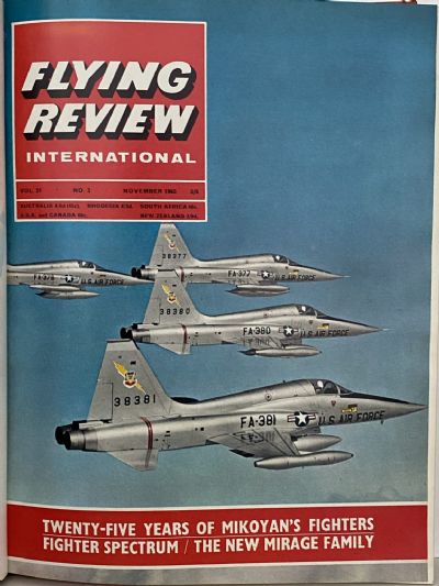 RAF FLYING REVIEW: Bound editions of 12x Royal Air Force magazines 1965 to 1966