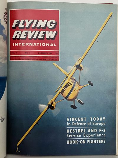 RAF FLYING REVIEW: Bound editions of 12x Royal Air Force magazines 1965 to 1966