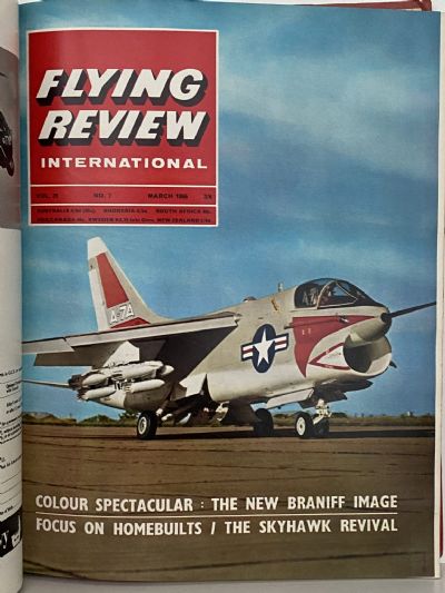 RAF FLYING REVIEW: Bound editions of 12x Royal Air Force magazines 1965 to 1966