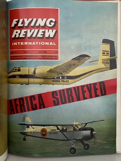 RAF FLYING REVIEW: Bound editions of 12x Royal Air Force magazines 1965 to 1966
