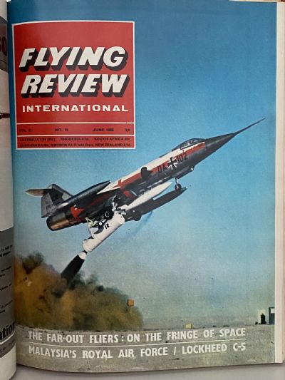 RAF FLYING REVIEW: Bound editions of 12x Royal Air Force magazines 1965 to 1966