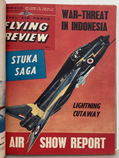 RAF FLYING REVIEW: Bound collection of 8x Royal Air Force magazines 1961 to 1962