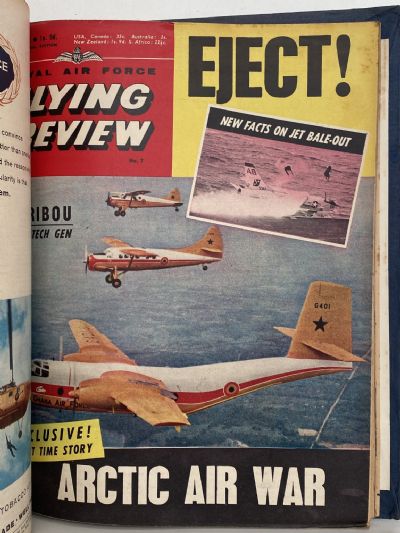 RAF FLYING REVIEW: Bound collection of 8x Royal Air Force magazines 1961 to 1962