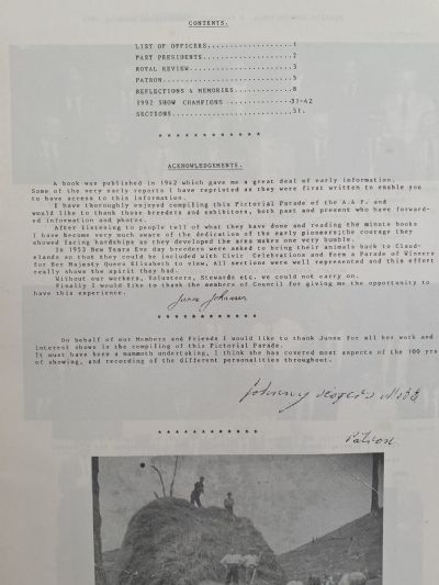 WAIKATO AGRICULTURE & PASTORAL ASSOCIATION 1892 - 1992