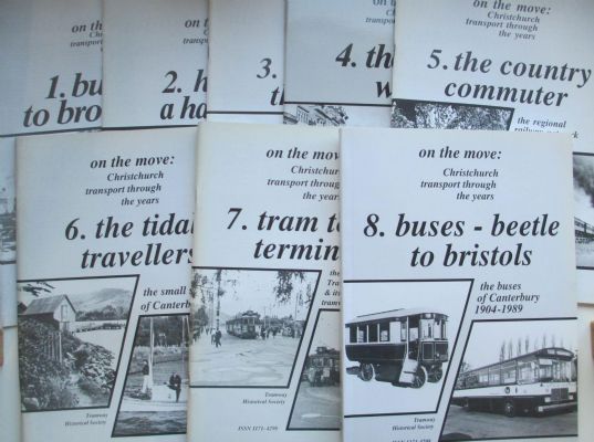 ON THE MOVE: Christchurch Transport Through the Years - Book Series 1 to 7