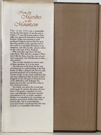 FROM THE MARSHES TO THE MOUNTAIN: An account of the Sole Family 1791-1991