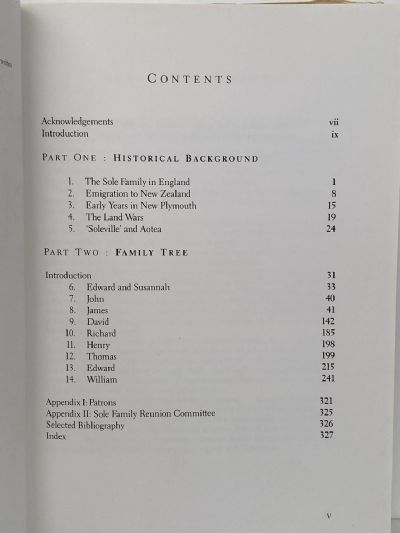 FROM THE MARSHES TO THE MOUNTAIN: An account of the Sole Family 1791-1991