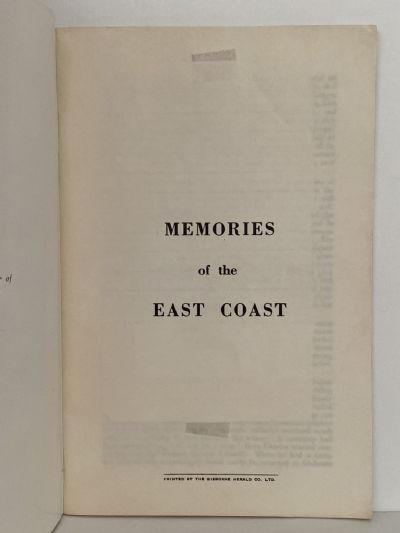 MEMORIES OF THE EAST COAST